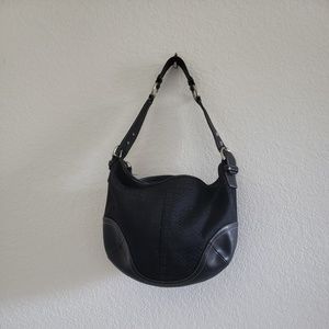 Coach signature black handbag